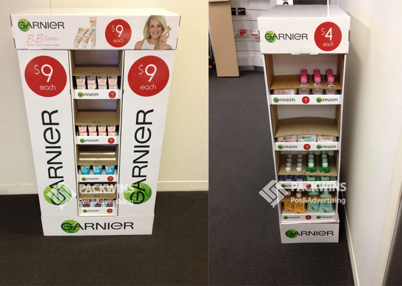 Garnier Point of Sale Retail Stand for Cosmetics