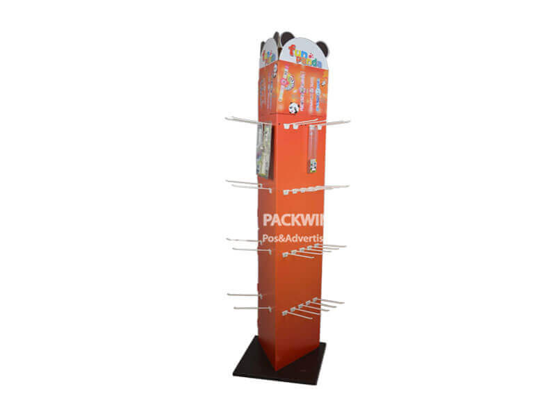 3 Faces Standing Pegboard Display For Kids Watch