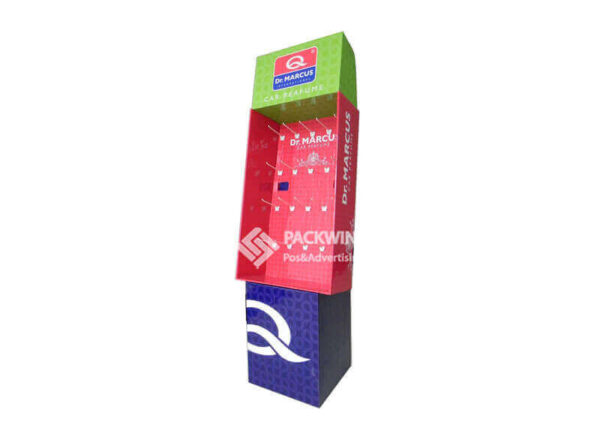 Car Perfume Point Of Purchase Display Folding Pegboard