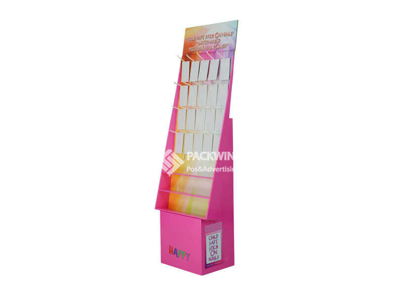 Child Safe Stick On Nails Hangsell Retail Display Risers