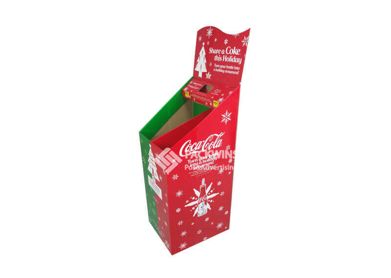 Coca Cola Christmas Promotional POP Cardboard Display
