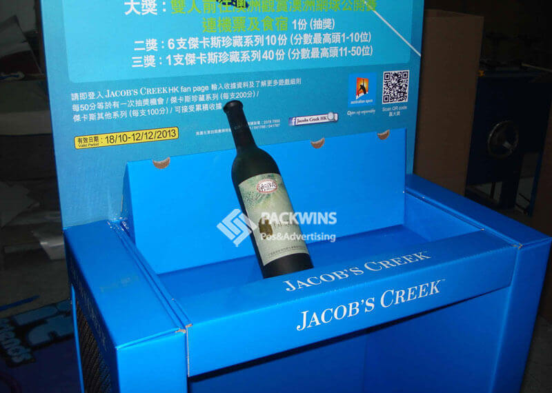 Jacob'S Creek Wine Cardboard Display Boxes Wholesale