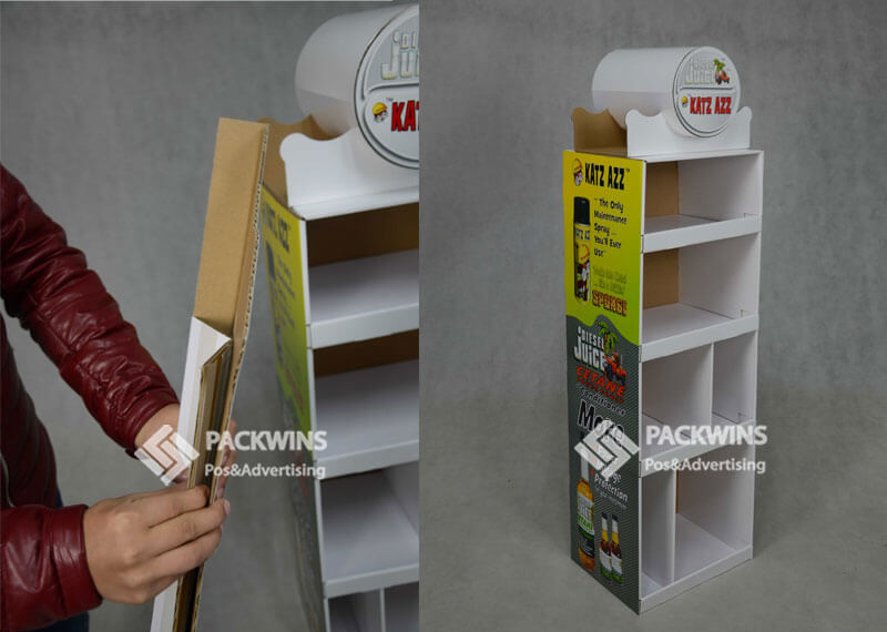 Katz Azz Maintenance Spray Cardboard Advertising Display