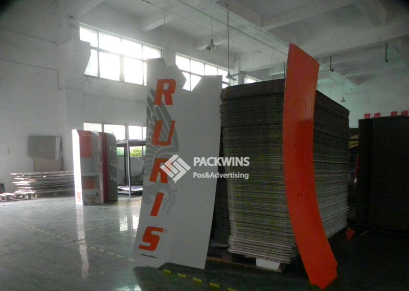 Motor Parts And Oil Pop Corrugated Cardboard Displays