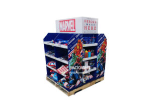 Disney-Marvel-Corrugated-Pallet-Display