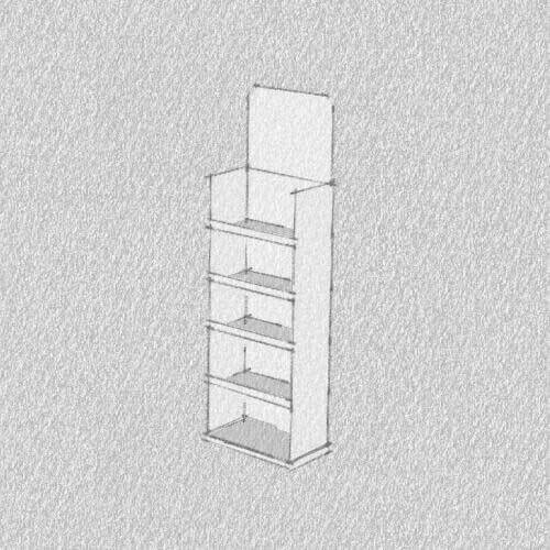 A designer comparing different packaging prototypes for a hardware product.