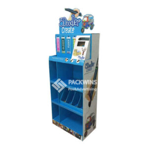 Point-of-Sale-Corrugate-Paper-Floor-Stand-for-3D-Printing-Pens-2