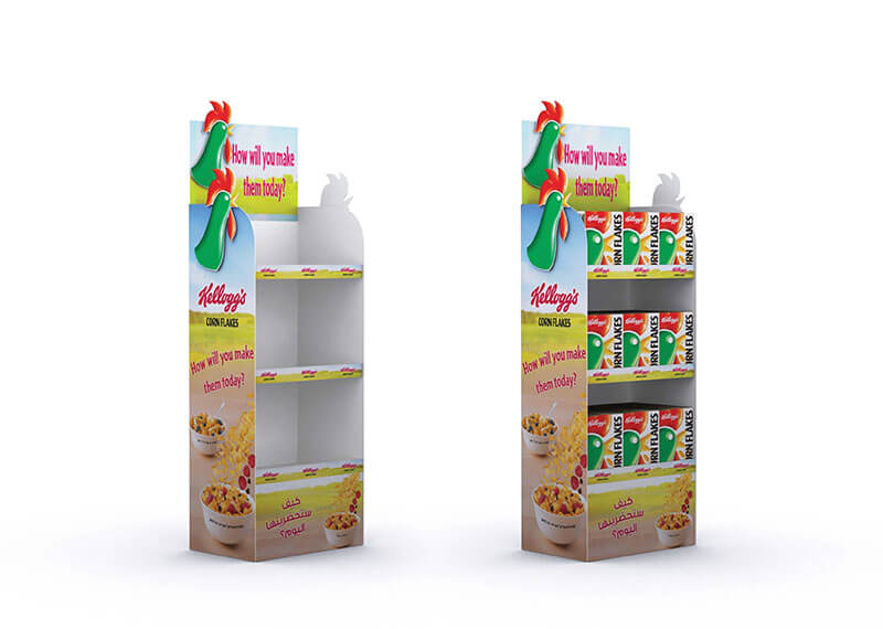 POS Corrugated Cardboard Endcap Displays (1)