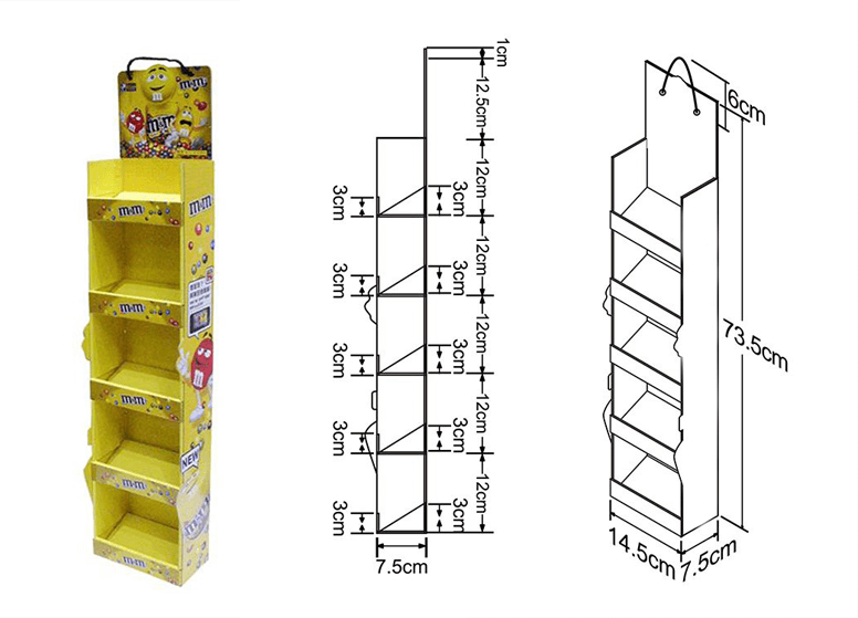 POS Powerwing Sidekick Retail Display Stand