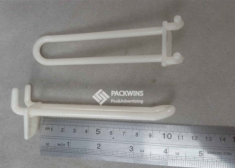 Plastic Peg Board Hooks Double Wing