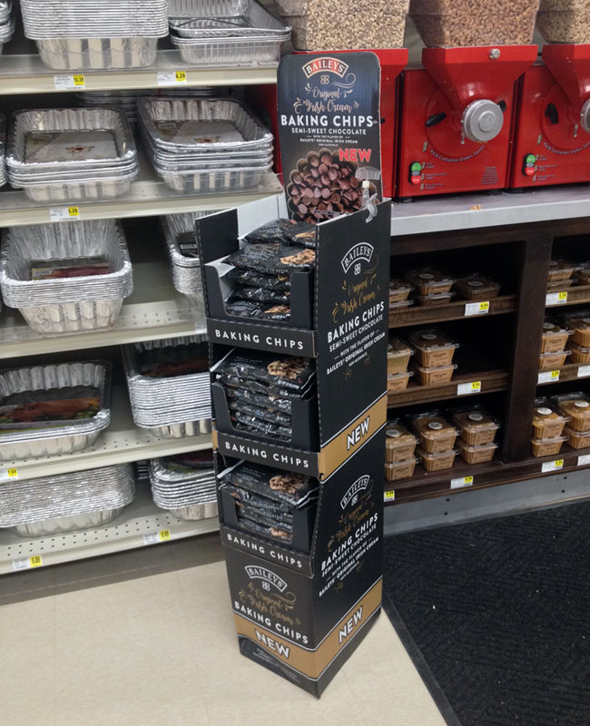 Baileys Baking Chip Floor Display Baileys Baking Chip Floor Display