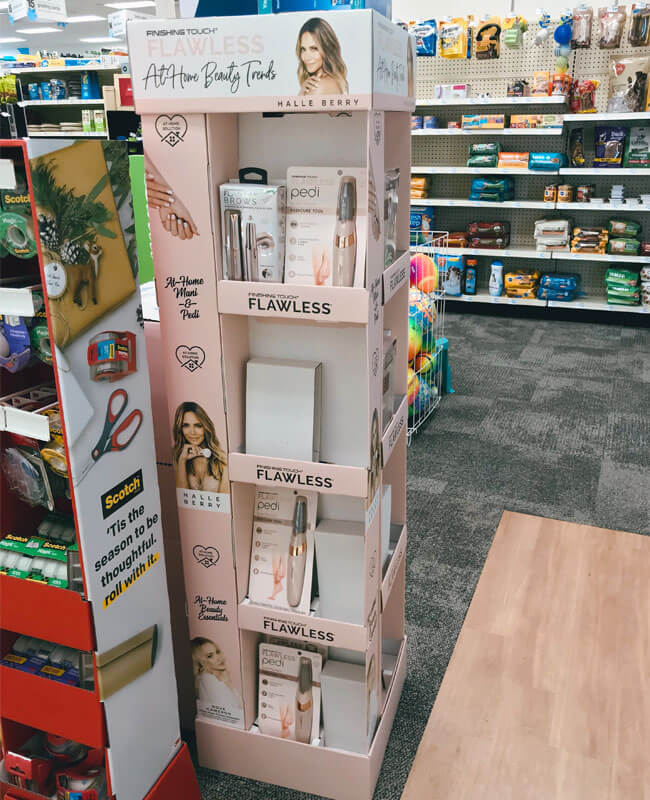 Finishing Touch Beauty Trends Cosmetics Floor Display