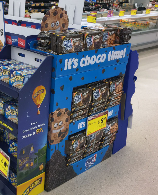 Its Choco Time Chips Ahoy Floor Display Its Choco Time Chips Ahoy Floor Display