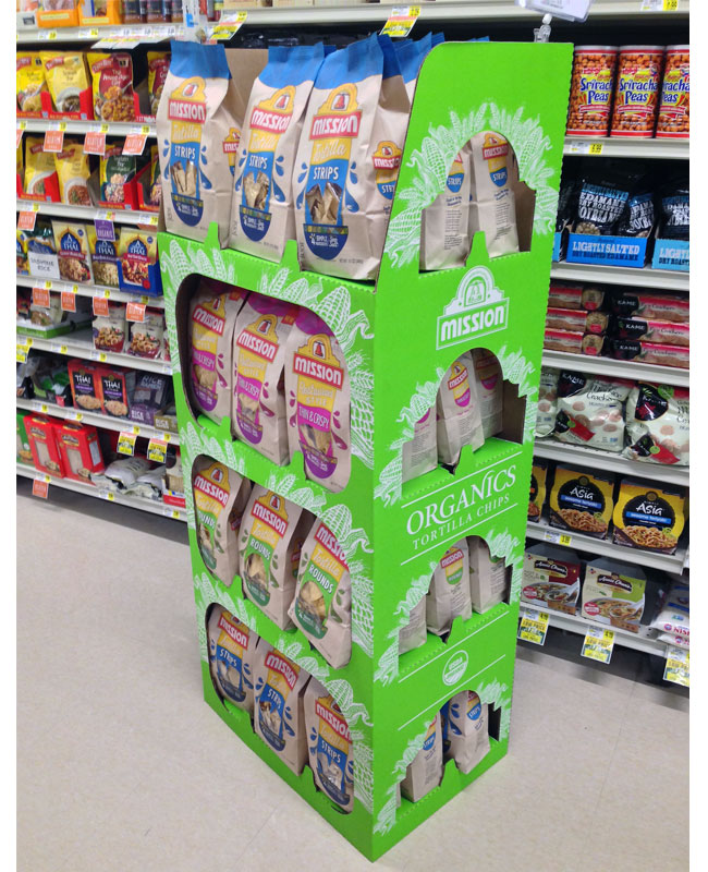 Mission Tortilla Chips Floor Display Mission Tortilla Chips Floor Display