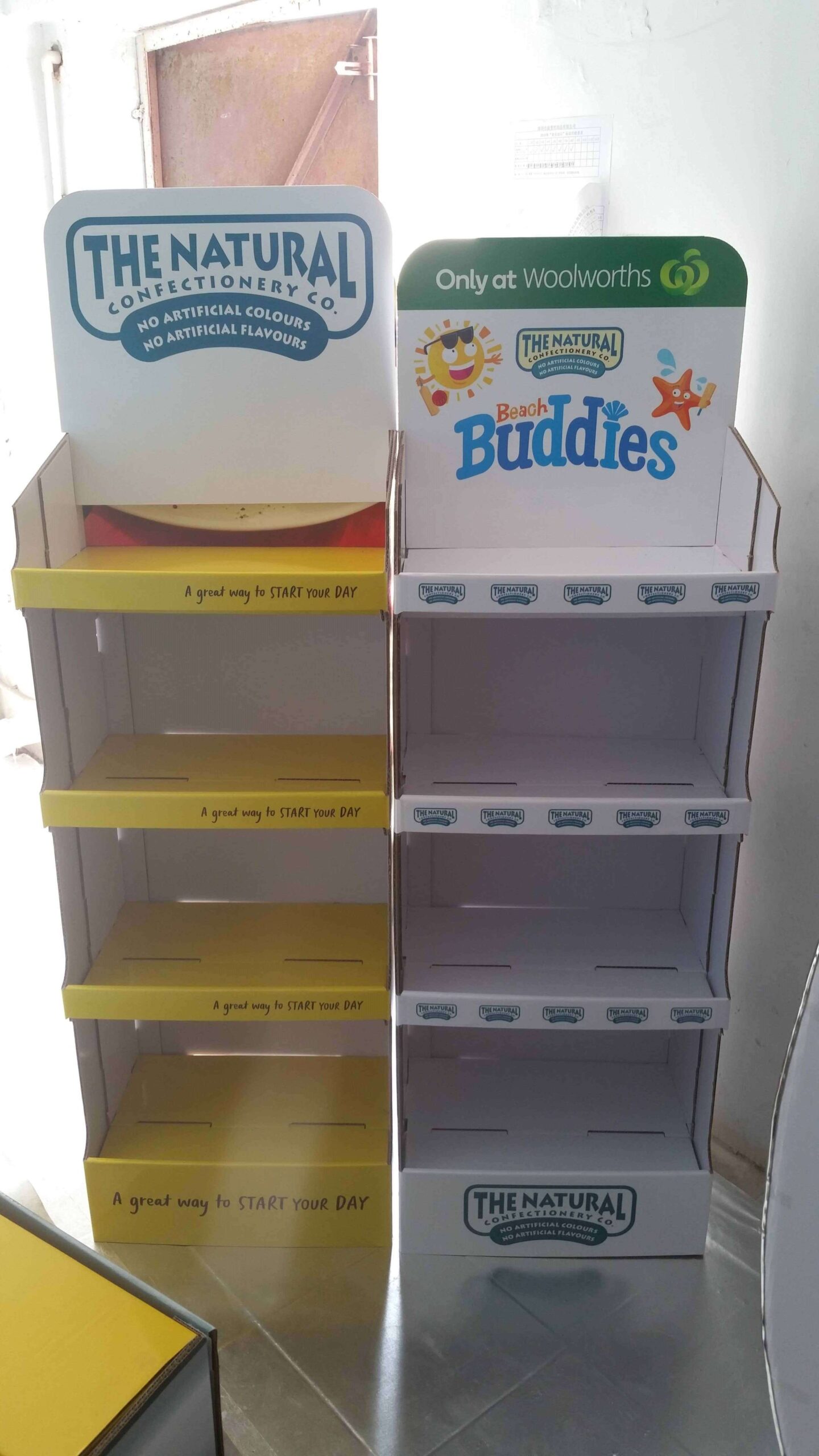 Woolworths Off Location Cardboard Display