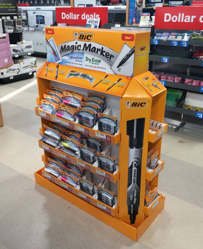 Custom Dollar Store POP Displays Custom cardboard displays for dollar stores