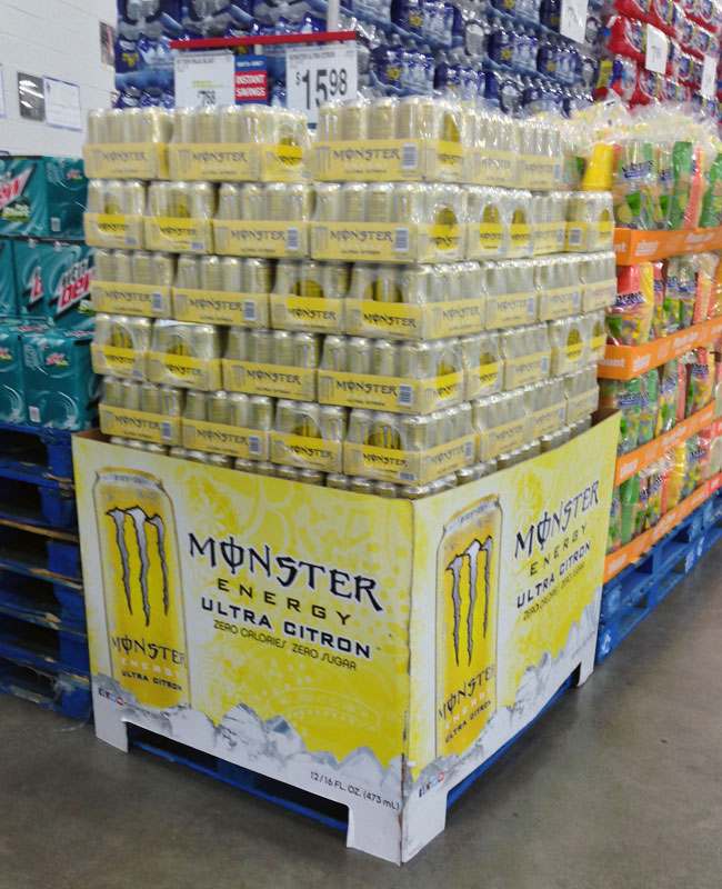 Sam's Club pallet display