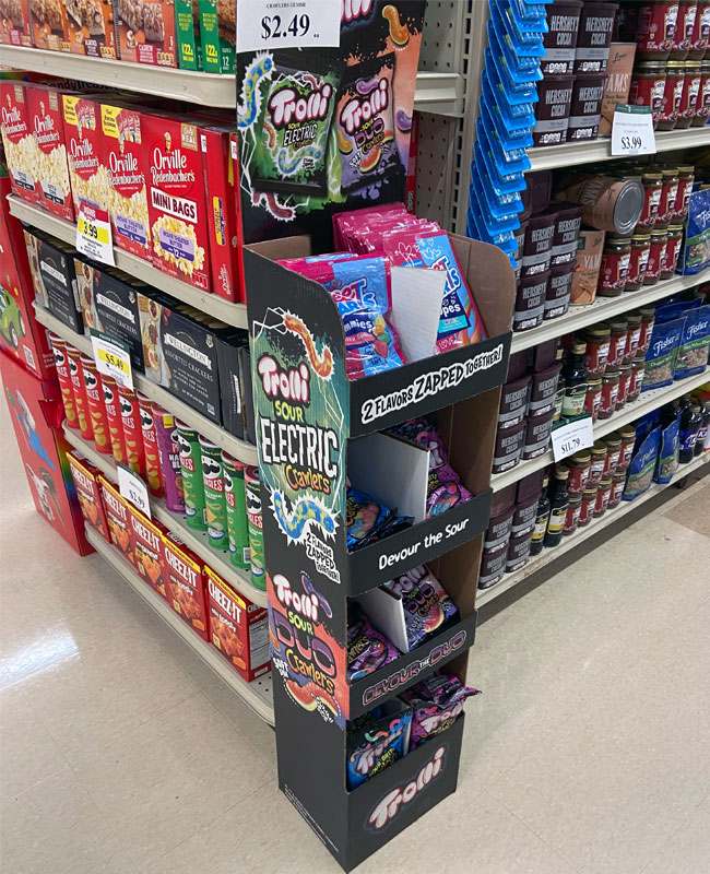 retail display visibility cardboard display