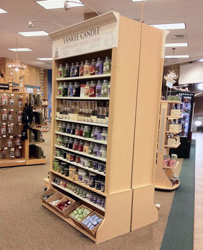 Side-by-side comparison of the four main retail display materials