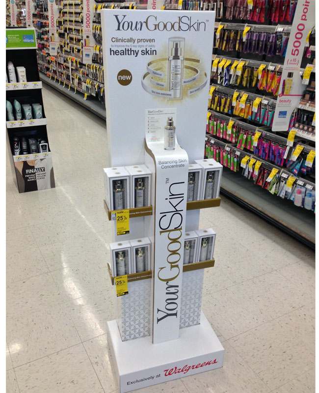 grocery display replenishment design