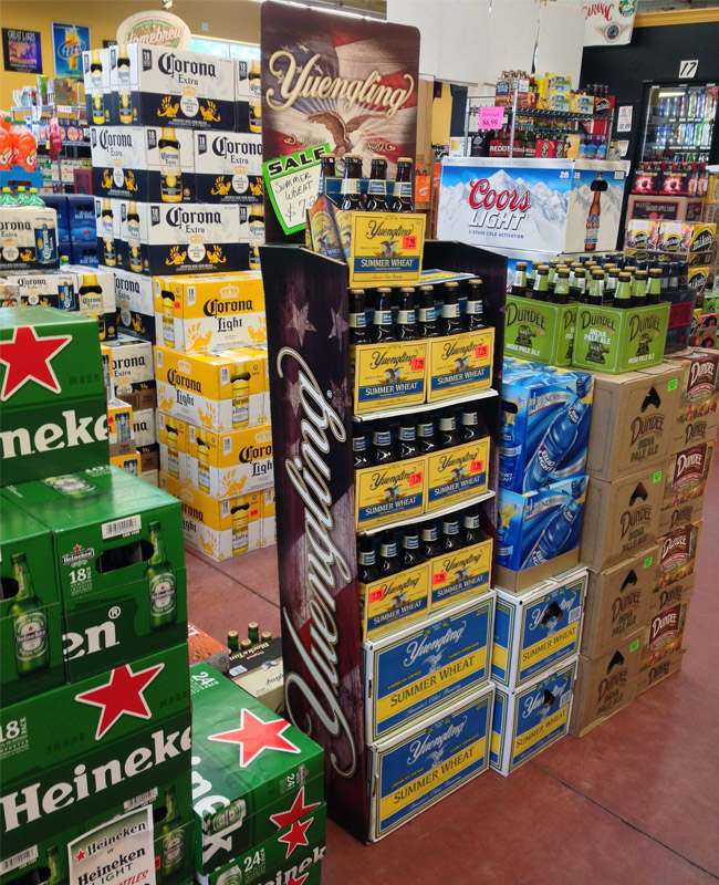 best grocery store display types