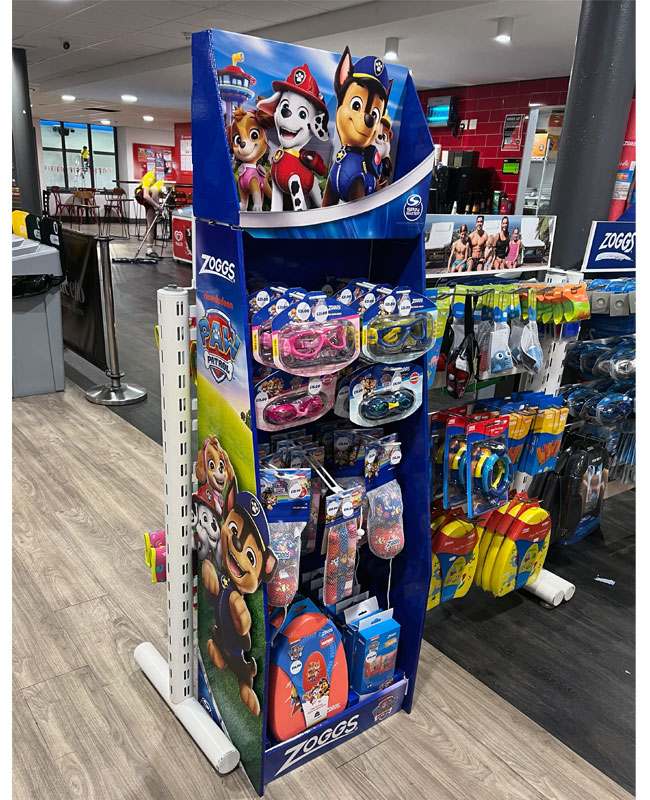 Zoggs Paw Patrol Galsses Toys Floor Display