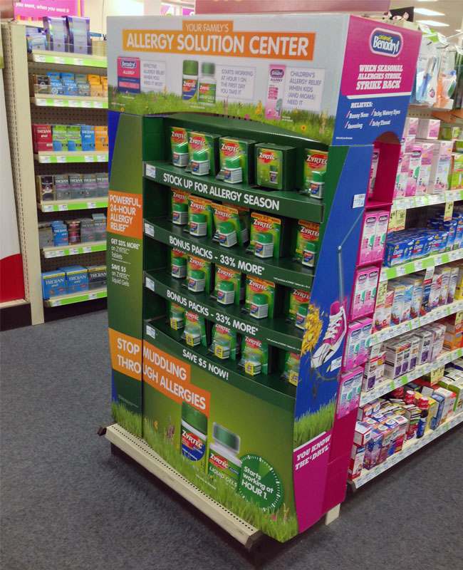 Custom cardboard shelf displays for retail promotions cardboard shelf displays for retail product merchandising